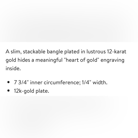 Kate Spade Heart of Gold bangle bracelet - Picture 7 of 7